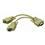 Cables To Go Video Y Splitter - Display splitter - HD-15 (M) - HD-15 (F) - 8 in